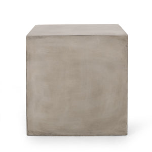 Outdoor MGO Square Side Table, Light