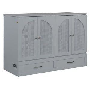 Murphy Bed With Large Drawers