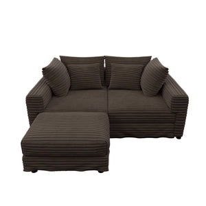 Modern Comfy Upholstered Sofa Cloud Couch & Deep Seat Couches