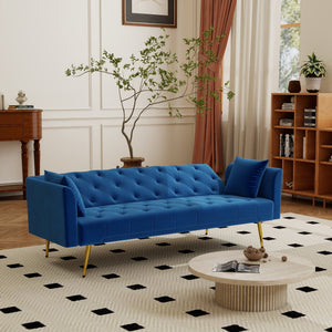 Modern Convertible 72 Inch Foldable Sleeper Sofa