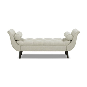 Alma Tufted Flared Arm Entryway Bench