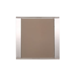 Cape Coral - Contemporary Side Table With Frosted Glass Top