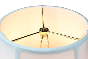 18"W x 14"H White Bell Shantung Lampshade