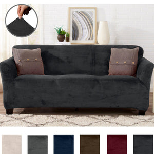 Velvet Stretch Slipcover - Gale Collection