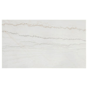 Averill 72-inch Rectangular White Marble Top Dining Table Coffee Bean