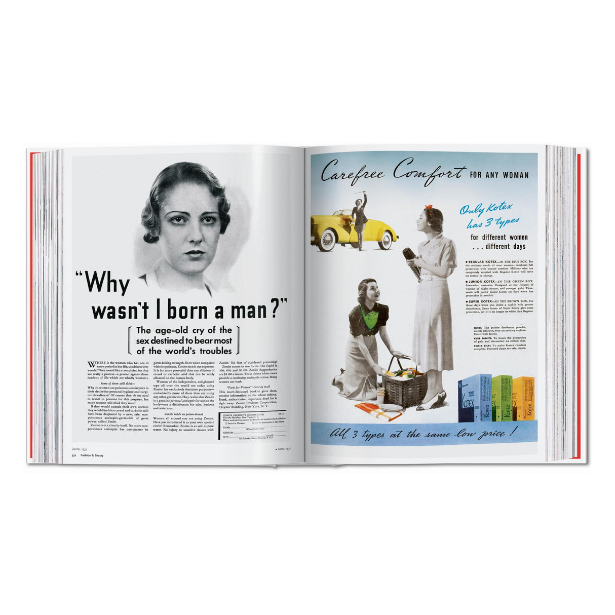 All-American Ads of the 30s (German, French, English)