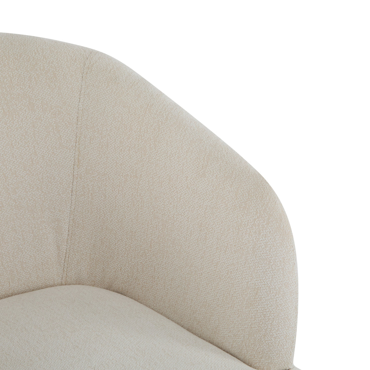 Windsor Mid-Century Accent Chair - Soft Fabric Upholstery