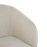 Windsor Mid-Century Accent Chair - Soft Fabric Upholstery