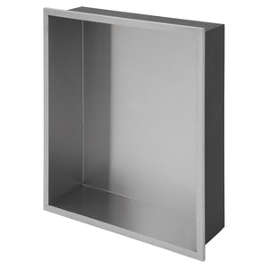 Stainless Steel Shower Niche With Seamless Design For Bathroom Storage