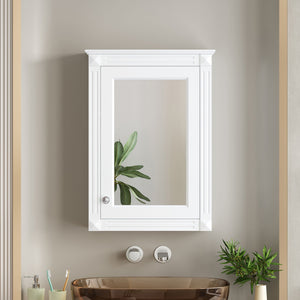 Wall Mounted Bathroom Storage Medicine Cabinet With Mirror