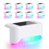 8-Pack Solar LED Deck & Step Lights