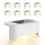 8-Pack Solar LED Deck & Step Lights