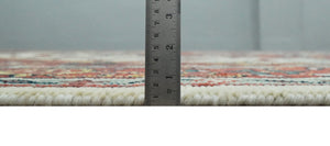 8x10, 9x12, 10x14 and 12x15 Hand Knotted Ivory and Rust Traditional Area Rug