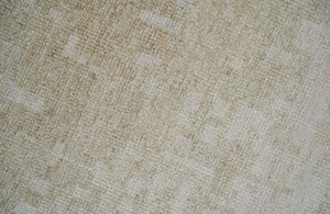 Hand Knotted Ivory and Beige Modern Contemporary Recycled Silk Area Rug