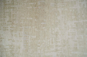 Hand Knotted Ivory and Beige Modern Contemporary Recycled Silk Area Rug