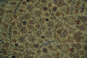 Traditional Persian Camel And Brown Hand Knotted Wool Area Rug