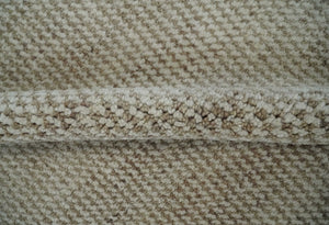 8x10 Beige and Ivory Hand Knotted Rug Contemporary area Rug