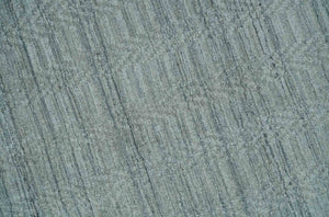 8x10 Hand Made Solid Silver And Gray Blended Wool Flatwoven Area Rug