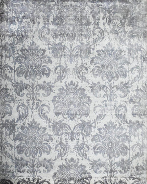 Ivory Hand Loom Modern Style Wool 8x10 Area Rug