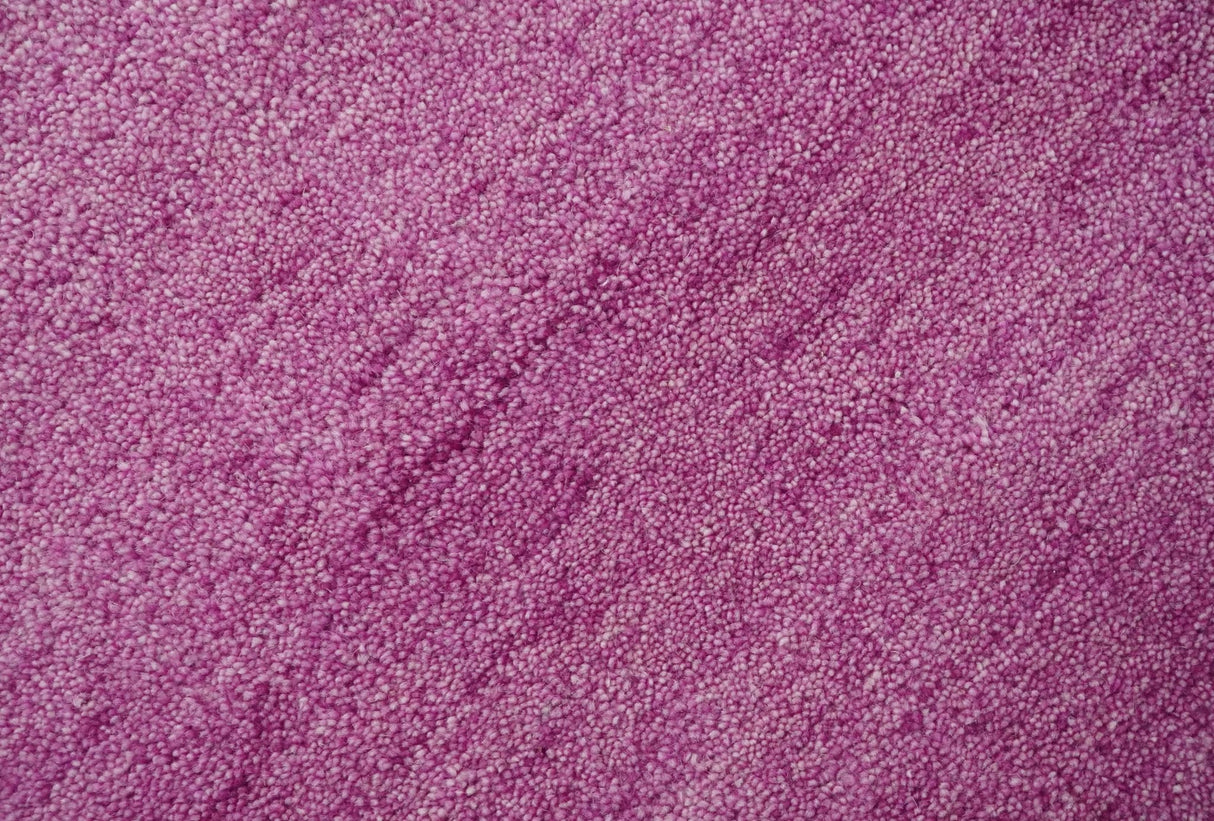 8x10 Solid Purple Woolen Hand Tufted wool area Rug