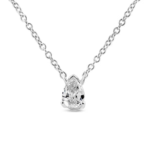 .925 Sterling Silver Miracle Set Princess-Cut Diamond Solitaire Stud Earrings (H-I Color, I1-I2 Clarity)