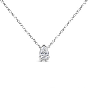 .925 Sterling Silver Miracle Set Princess-Cut Diamond Solitaire Stud Earrings (H-I Color, I1-I2 Clarity)