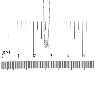 14K White Gold Pear Shape Lab Grown Diamond Solitaire Pendant Necklace (F-G Color, VS2-SI1 Clarity)