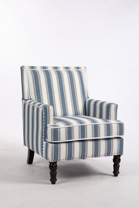 The-Marstrand™-Striped-Linen-Armchair-Accent-Chairs