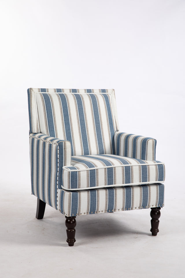 The-Marstrand™-Striped-Linen-Armchair-Accent-Chairs