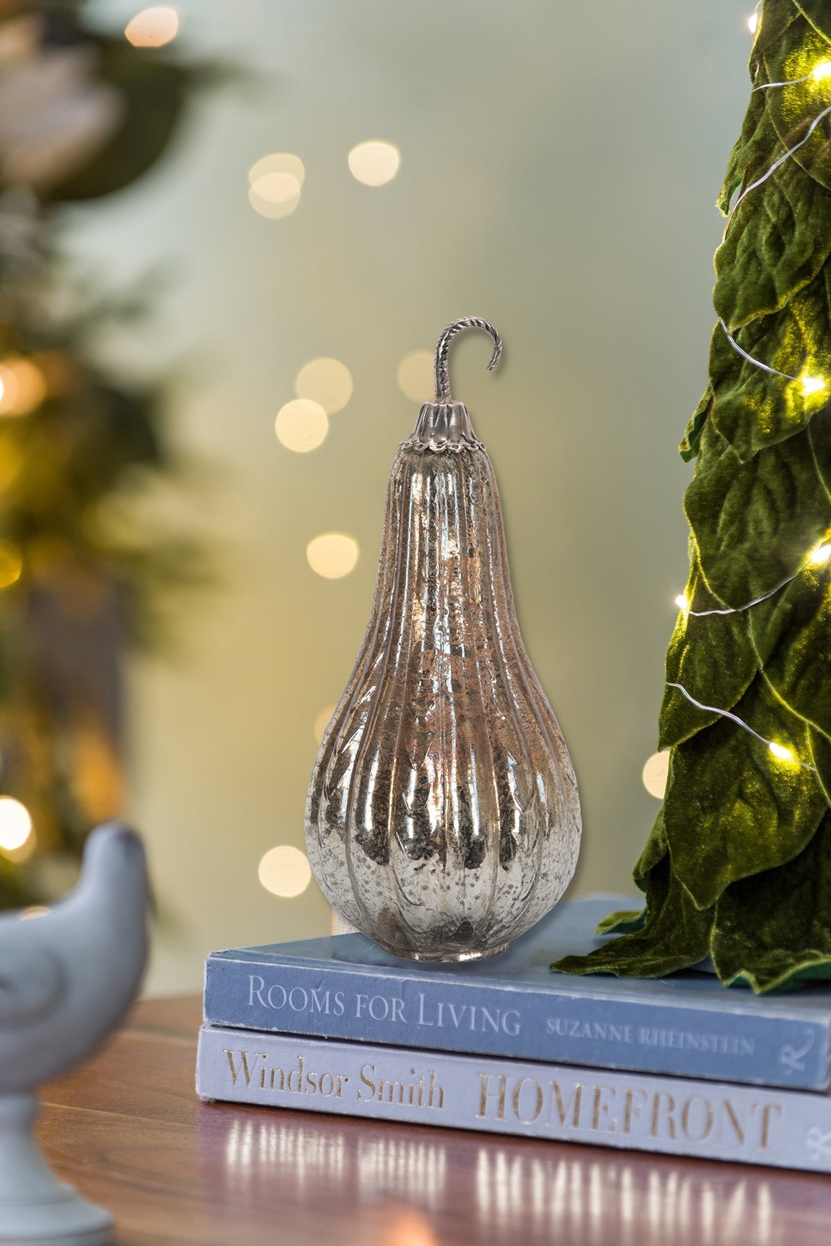 Foil Glass Lustre Mercury Gourd Ornament