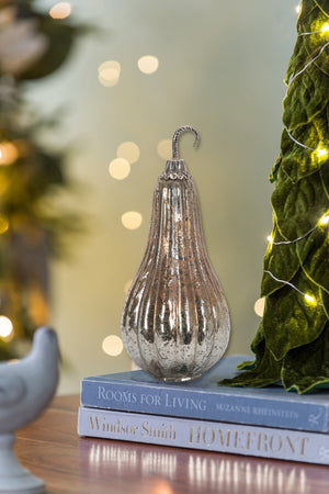 Foil Glass Lustre Mercury Gourd Ornament