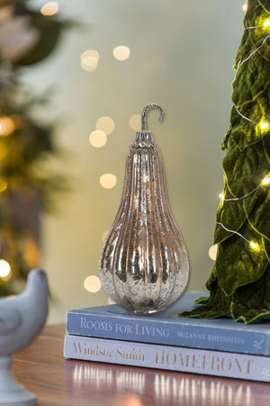 Foil Glass Lustre Mercury Gourd Ornament