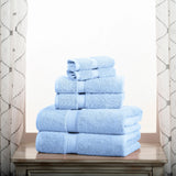 Madison Egyptian Cotton Plush Heavyweight 6 Piece Towel Set