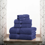 Madison Egyptian Cotton Plush Heavyweight 6 Piece Towel Set - Egyptian Cotton Towel Set by Superior Brand