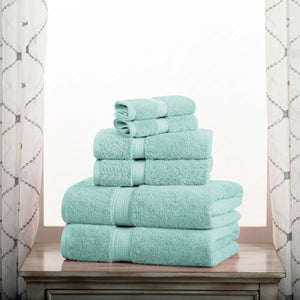 Madison Egyptian Cotton Plush Heavyweight 6 Piece Towel Set