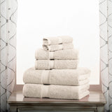 Madison Egyptian Cotton Plush Heavyweight 6 Piece Towel Set - Egyptian Cotton Towel Set by Superior Brand