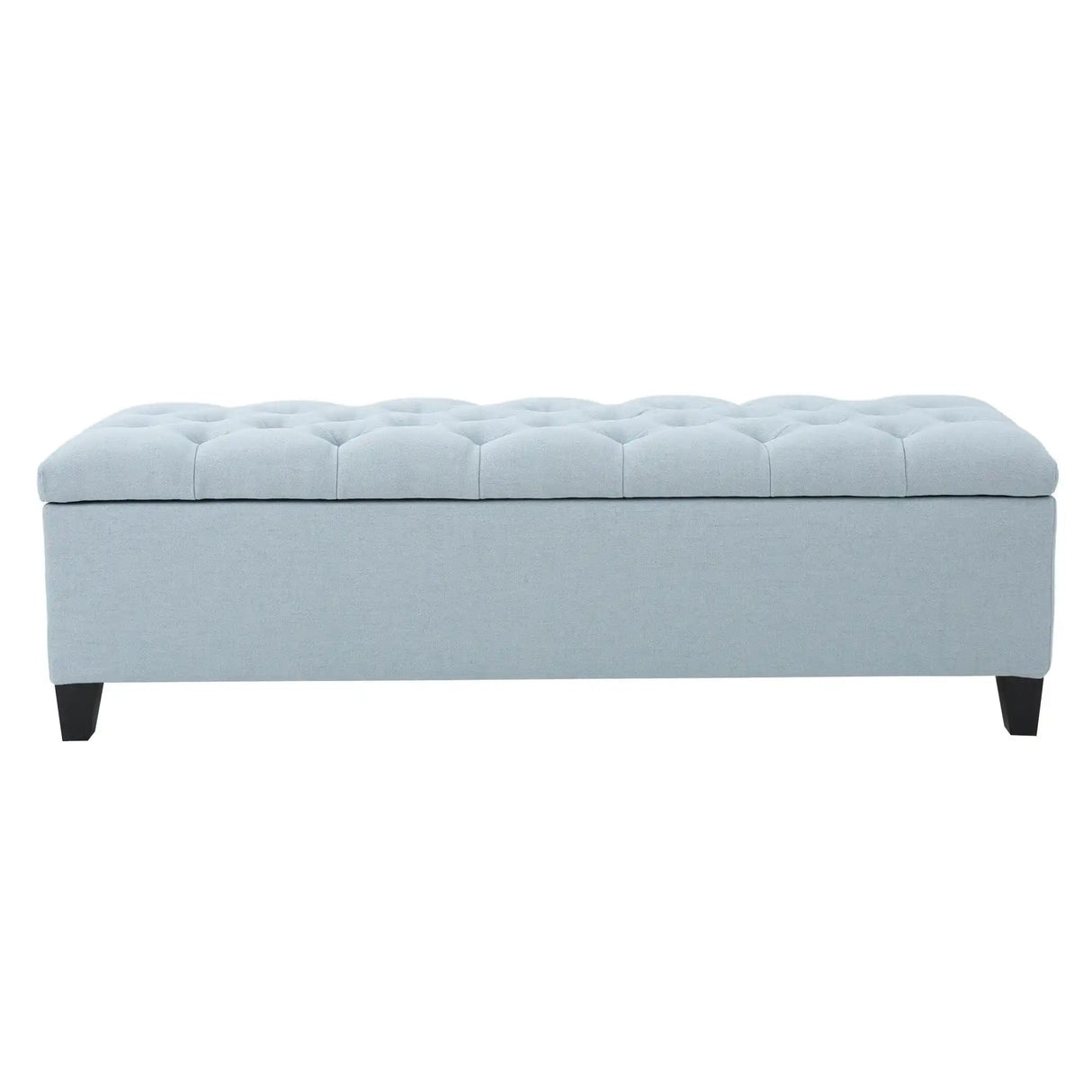 Glouster Contemporary Storage Ottoman With Button Tufted Design