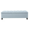 Glouster Contemporary Storage Ottoman With Button Tufted Design
