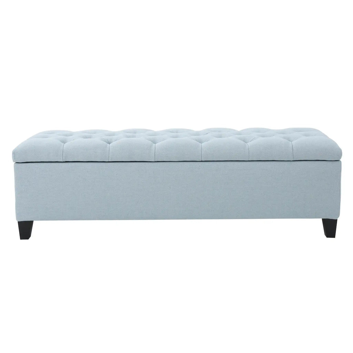 Glouster Contemporary Storage Ottoman With Button Tufted Design