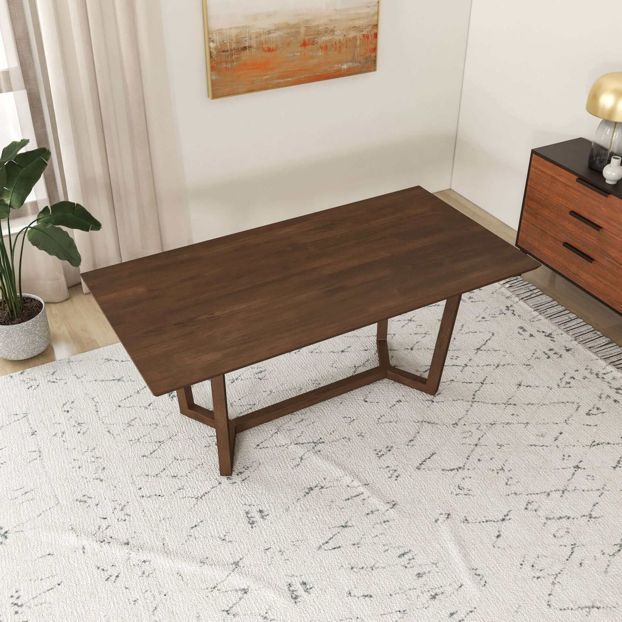 Marina Solid Wood Dining Table