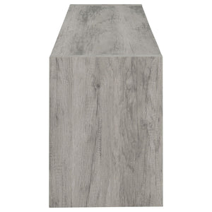 Burke 2-door Engineered Wood 71-inch TV Stand Grey Driftwood