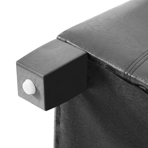 Square Tufted Indoor Ottoman With Lift-Top Storage