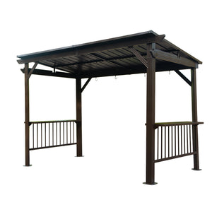 6.5x12FT Hardtop Grill Gazebo