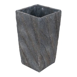 9.4x9.4x18.1' Cement Planter Large, Indoor Outdoor Garden Functional Decor