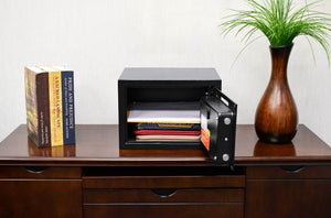 Compact Keypad Depository Safe - Black