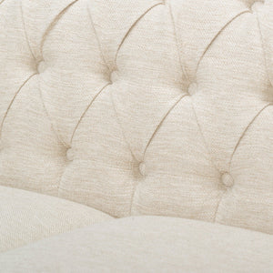 Chesterfield Style 3 Seater Sofa With Deep Button Tufting