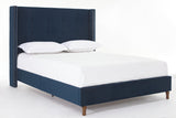 Luxury Wingback Upholstered Bed Frame