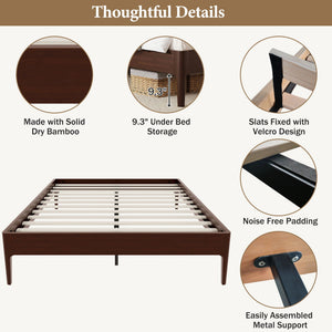 Modern Minimalist Style Platform Bed