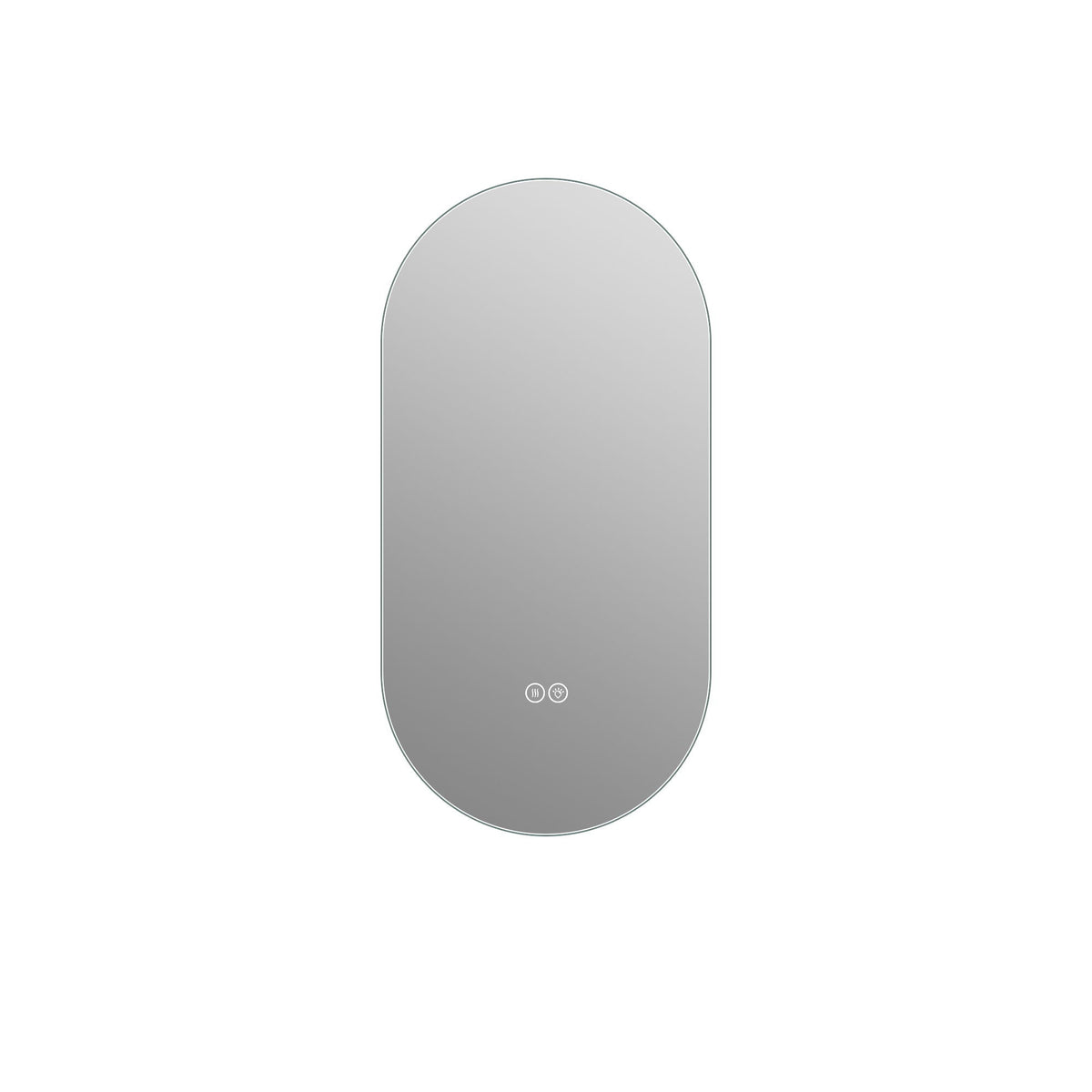 Smart Wall Mounted LED Touch Screen Mirror With Anti Fog Function And ...