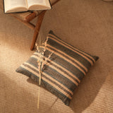 The Handcrafted Striped Cotton Pillow